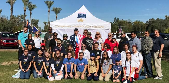 veterans day tent