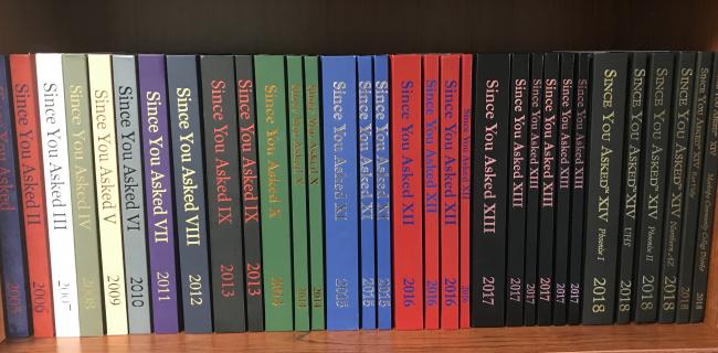 books on shelf