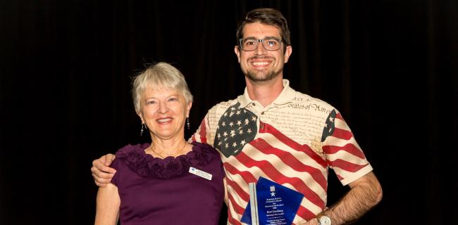 Bret Lineburg with Barbara Hatch